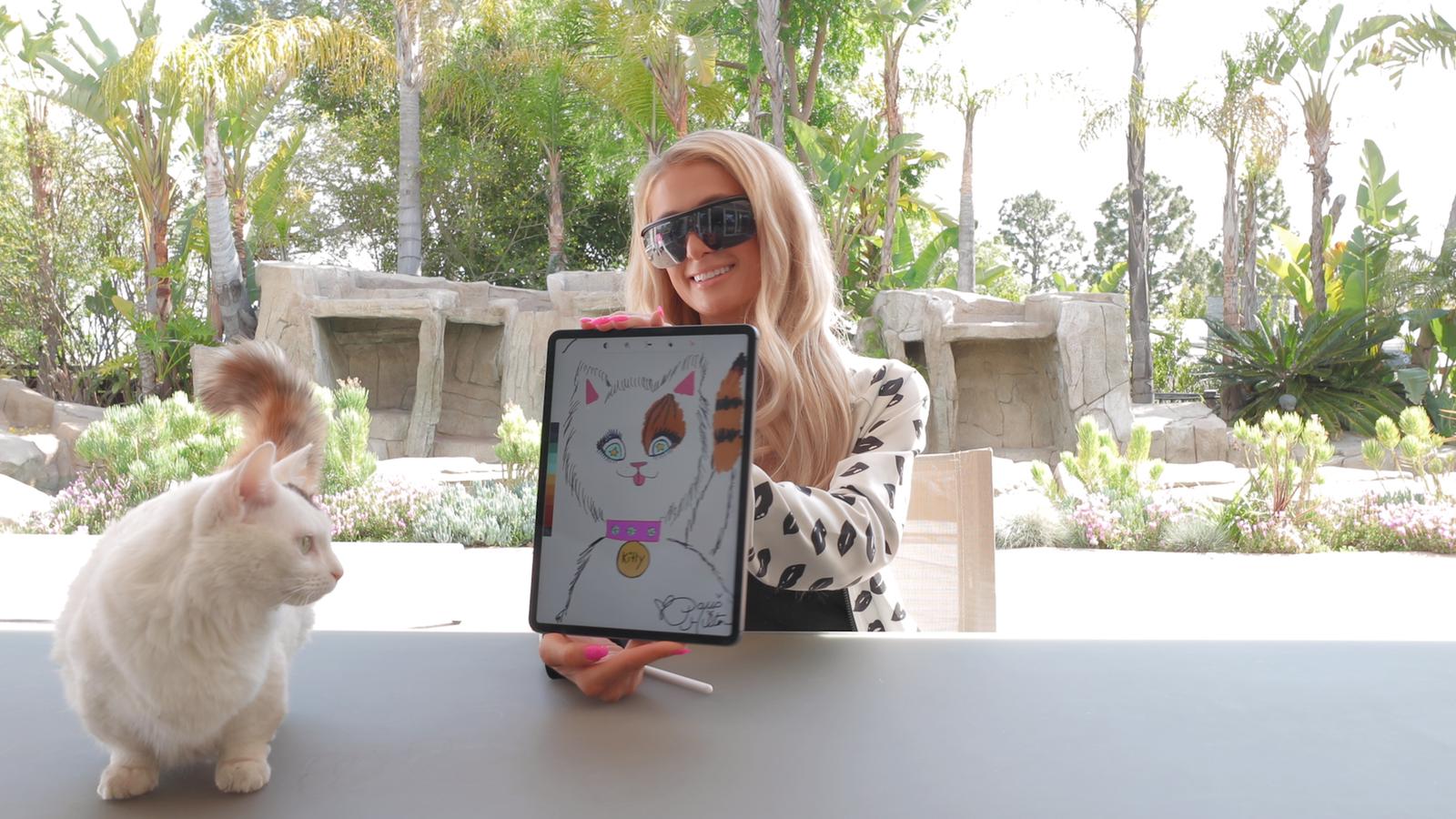 Paris Hilton Launches Crypto Kitty Original Digital Drawing as Cryptograph  Continues to trend in the Cryptosphere | Social Life Magazine
