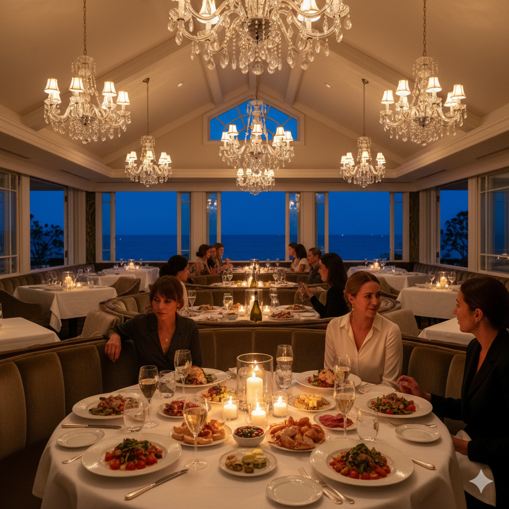 Candlelit culinary intrigue at Hamptons hotels restaurant access