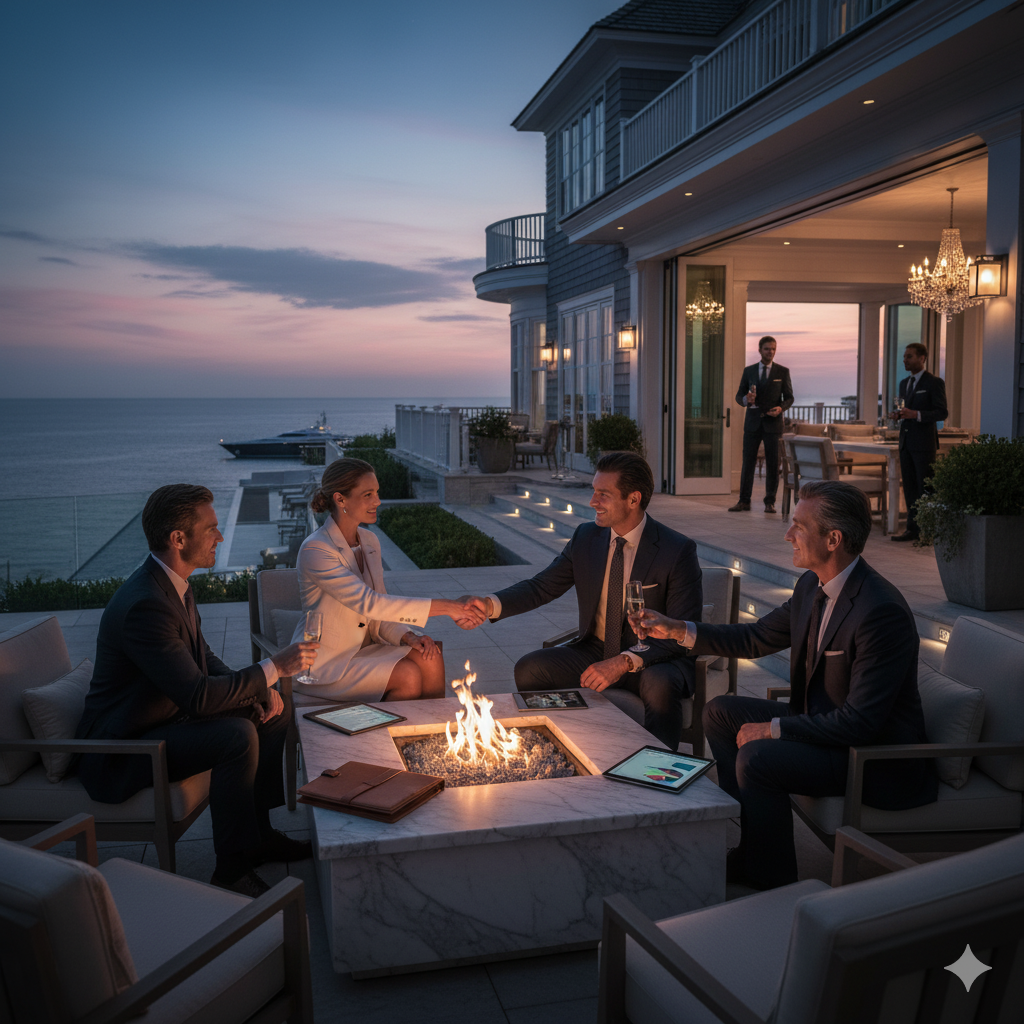 Best Hamptons Hotels to close deals, at Sunset