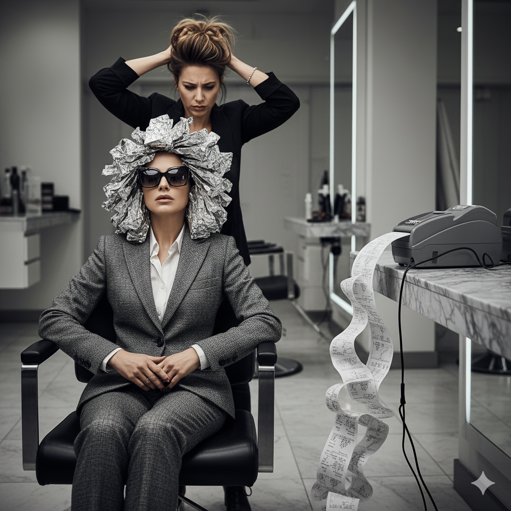 Honey blonde hair maintenance high cost salon humor