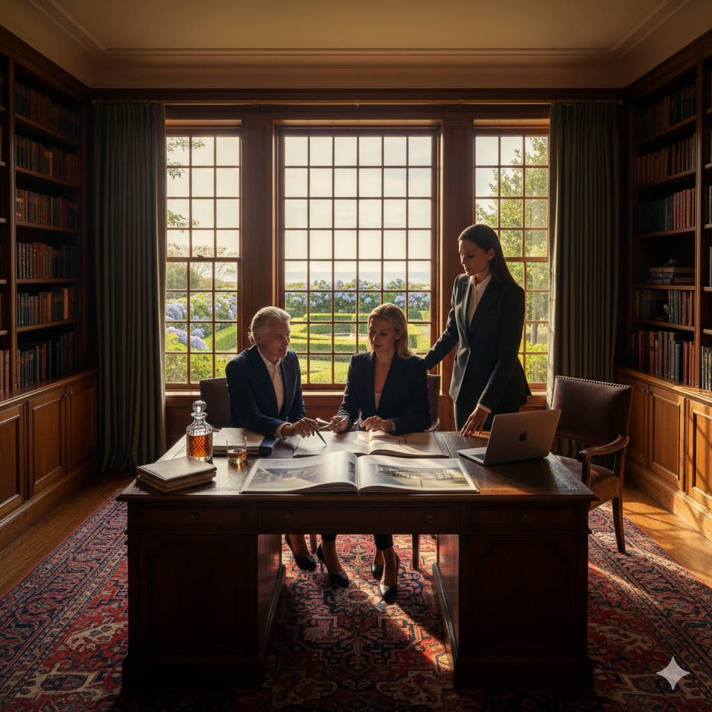 Hamptons real estate marketing secrets consultation in exclusive estate study