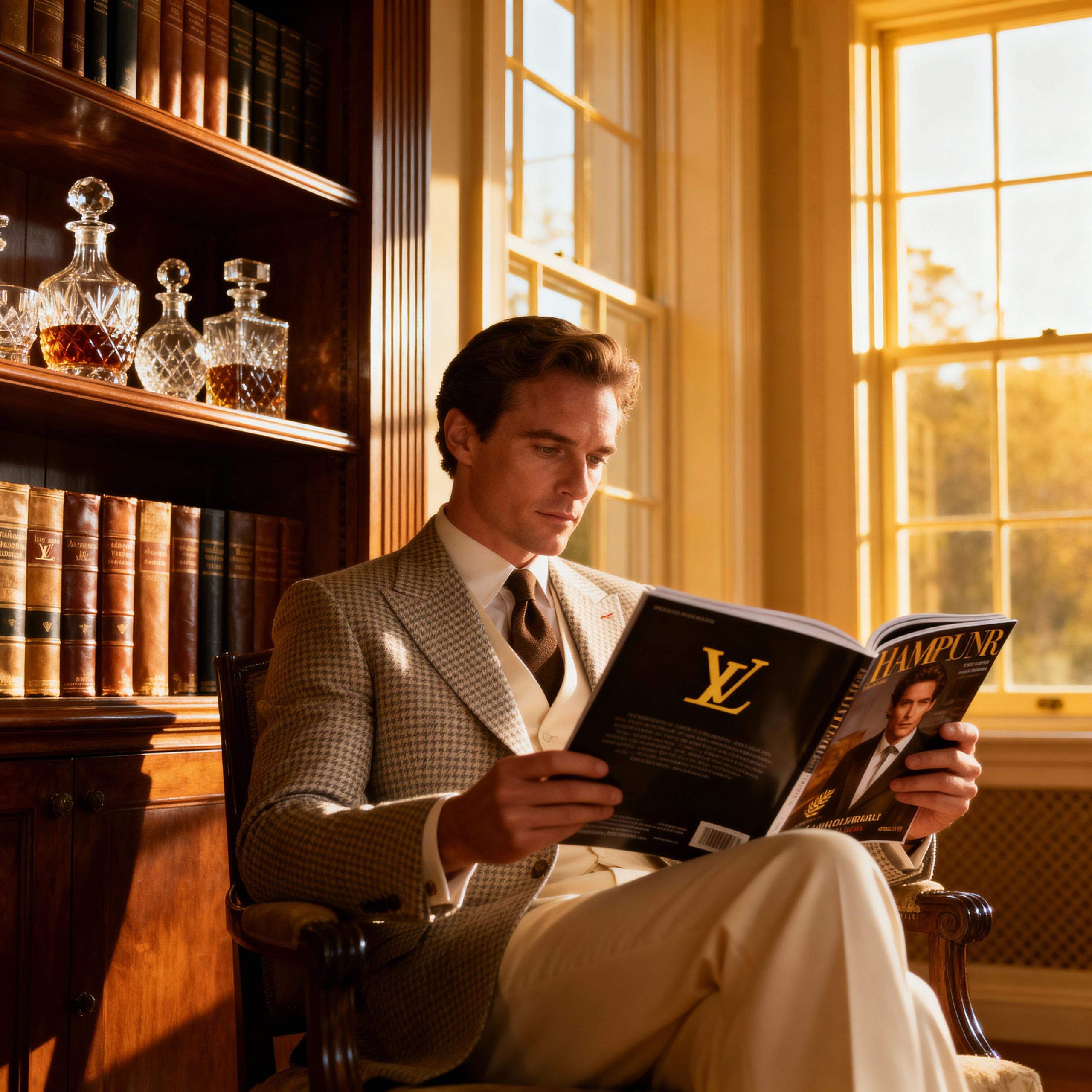 Luxury brand storytelling strategy for high-net-worth individuals in elegant Hamptons setting