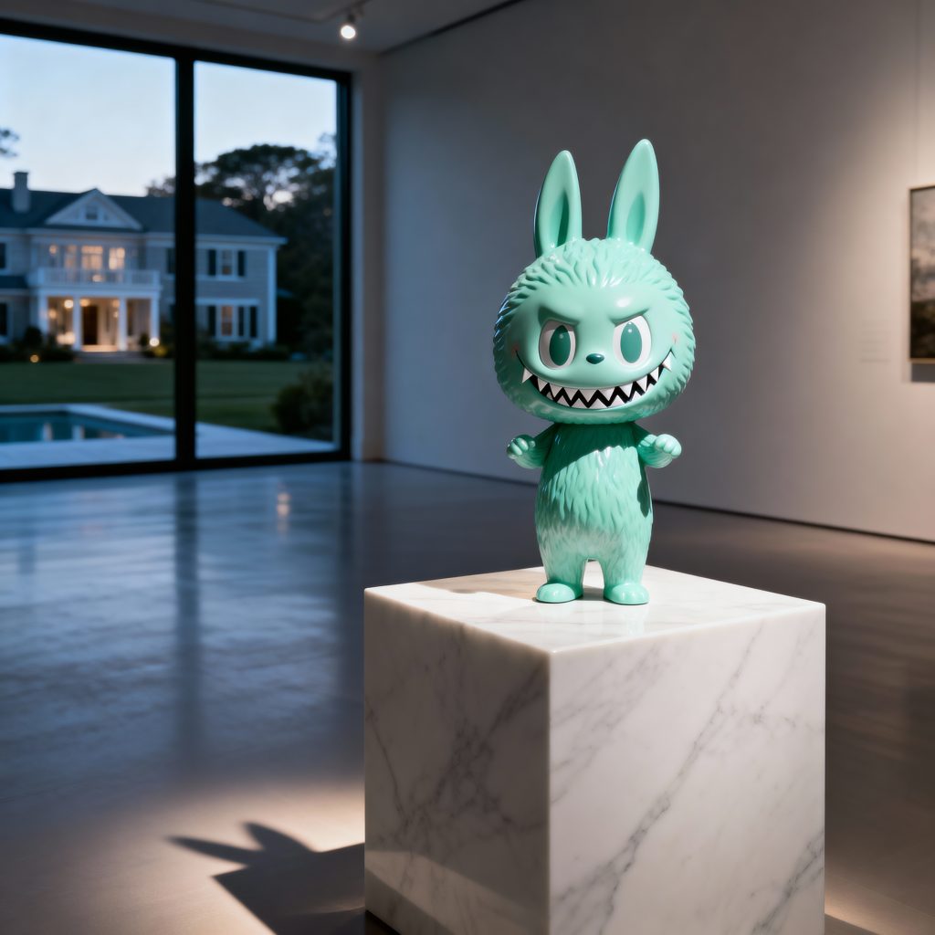 Labubu art collectible designer toy luxury status symbol investment