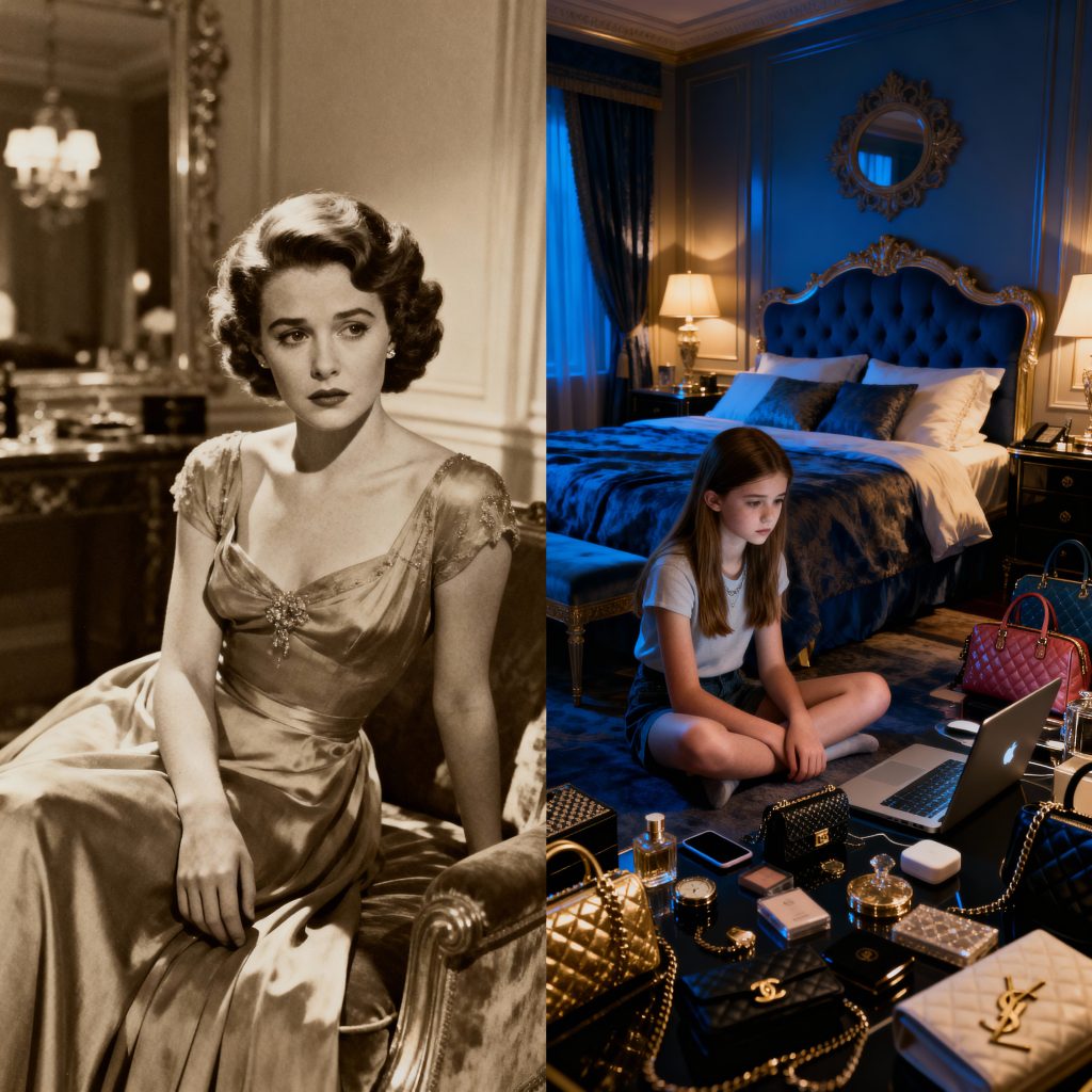 Poor little rich girl syndrome from Barbara Hutton era to modern affluent youth showing isolation despite wealth