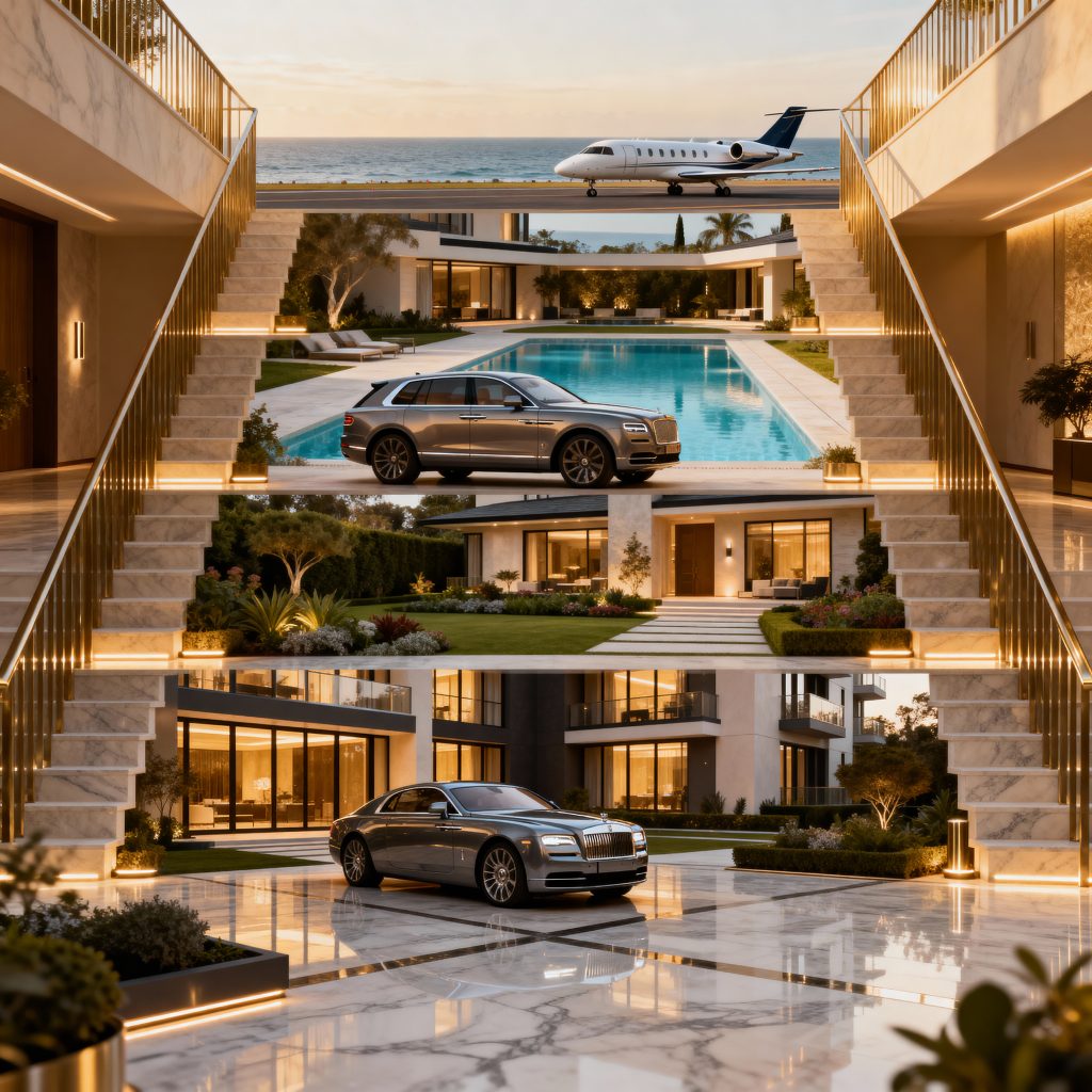 Ultra high net worth wealth building roadmap pathway from middle class to UHNW