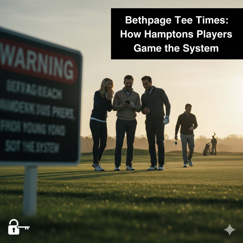 Bethpage Tee Times: How Hamptons Players Game the System