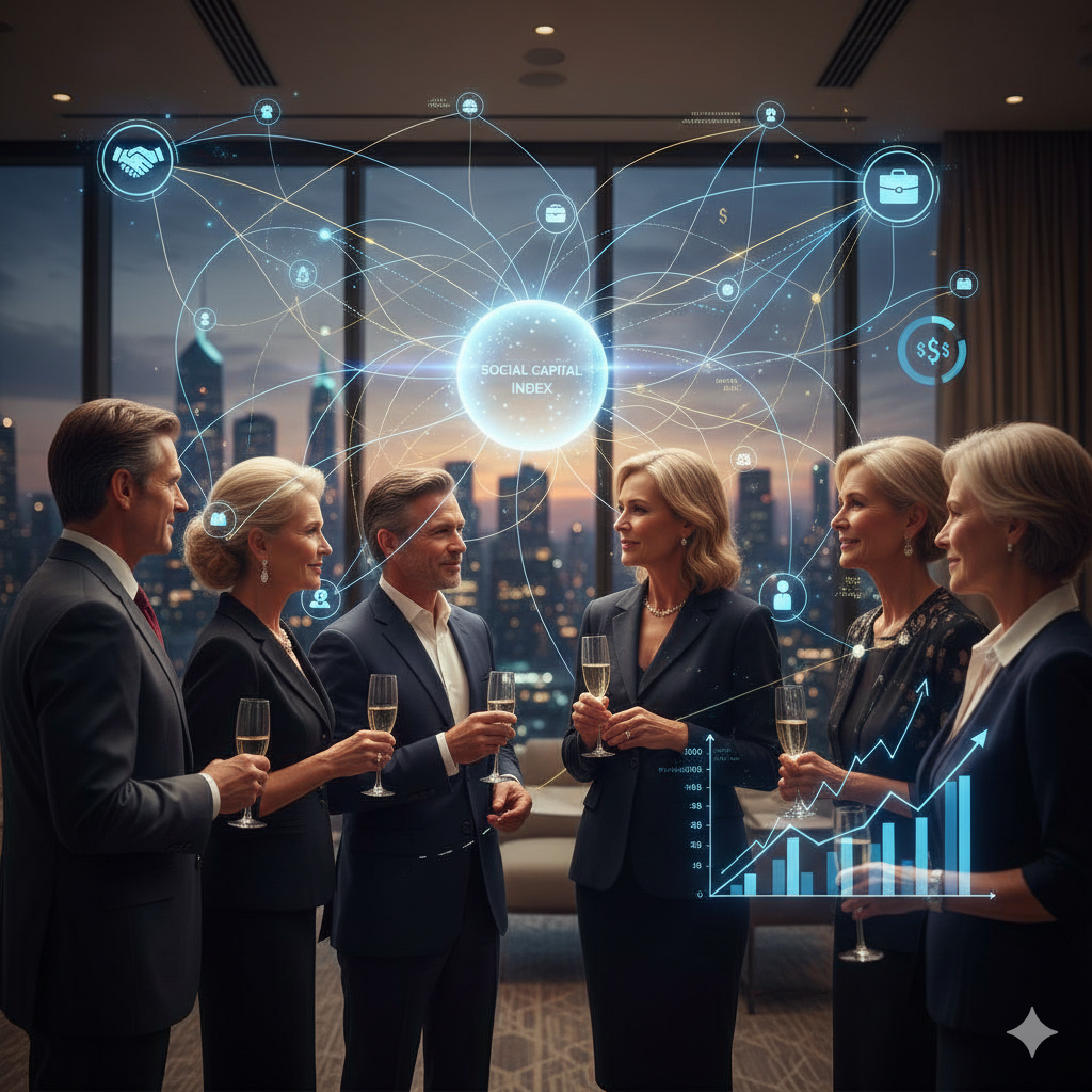 The Science Behind Social Capital and Wealth Networks