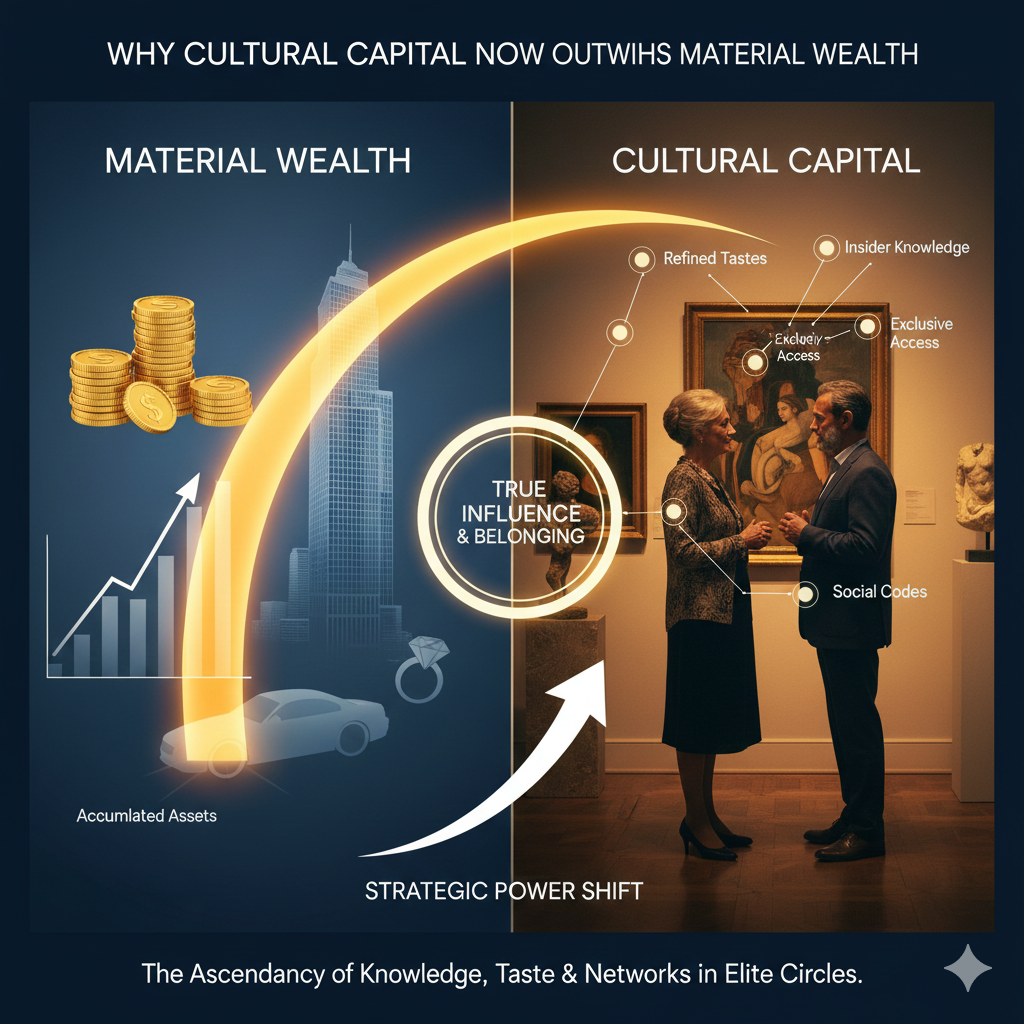 Why Cultural Capital Now Outweighs Material Wealth