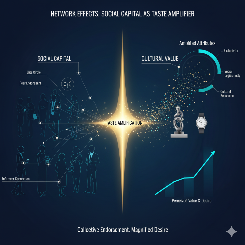 Network Effects: Social Capital as Taste Amplifier