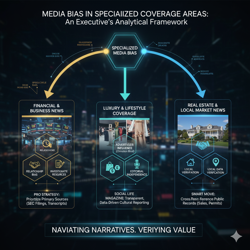 Media Bias in Specialized Coverage Areas
