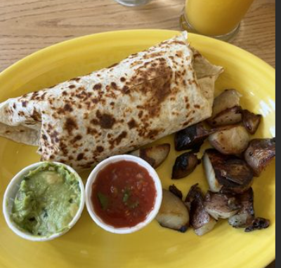 Breakfast Burrito at Estia's Little Kitchen, Sag Harbor