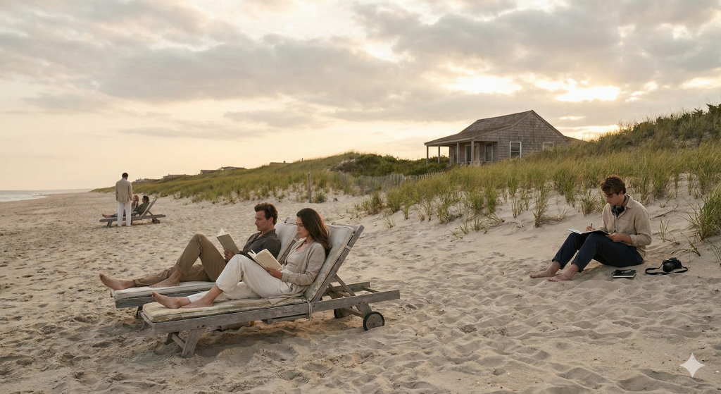 Creative vibe at Georgica Beach, East Hampton