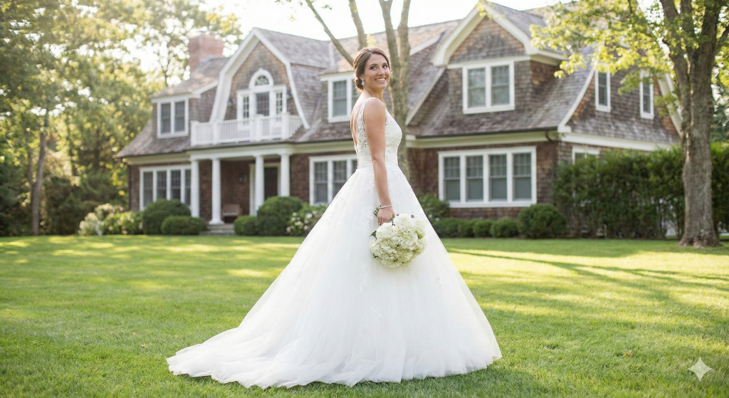 Basque Waist Wedding Dress: The Silhouette Hamptons Brides Can't Stop Requesting