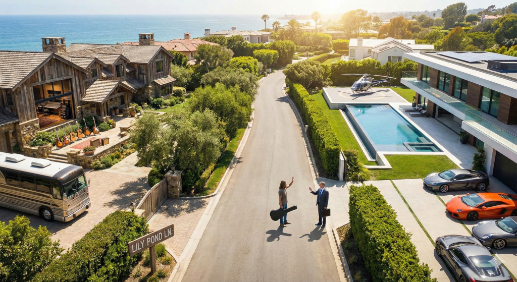 Inside Lily Pond Lane: Where Rock Legends and Billionaires Share a ZIP Code