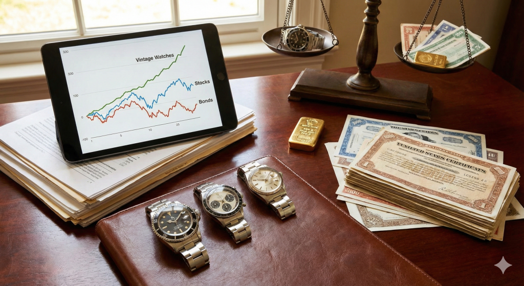 Why Vintage Rolex Watches Perform Like Alternative Assets