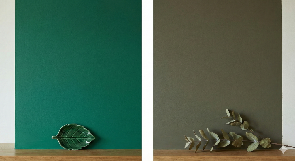 Hunter Green vs  Vintage Vogue