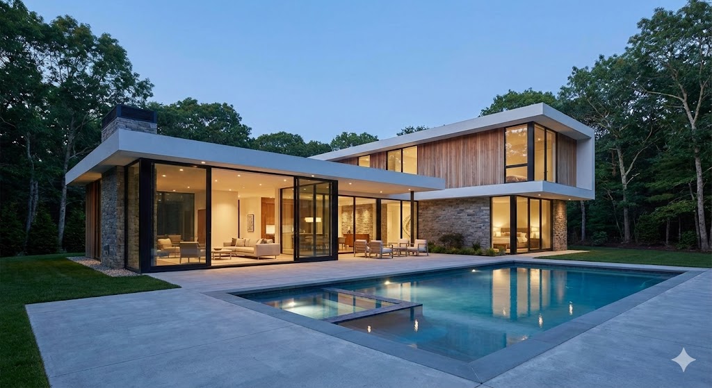 Modern Minimalist Hamptons Retreat
