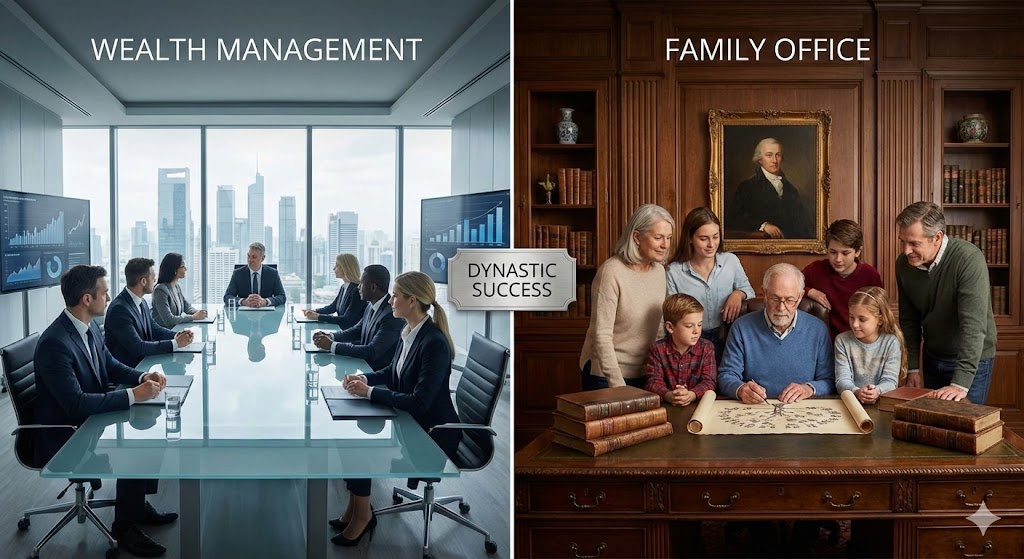 Family Office vs Wealth Mgmt
