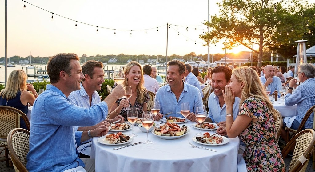 Group Dinner in Sag Harbor