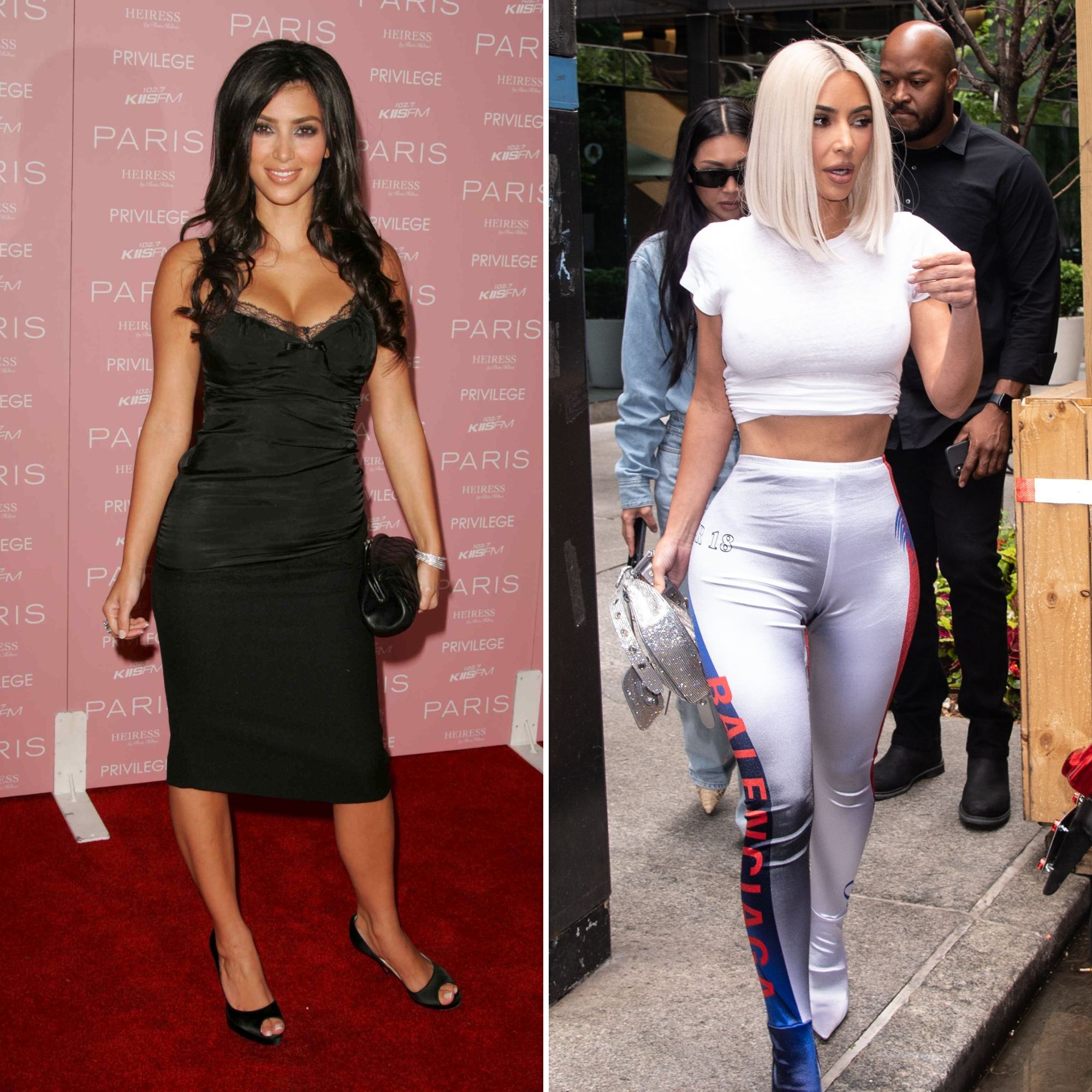 Kim Kardashian before and after Ozempic