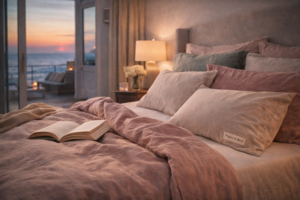 Piglet in Bed Hamptons: Why British Linen Bedding Became the East End's Quiet Luxury Essential