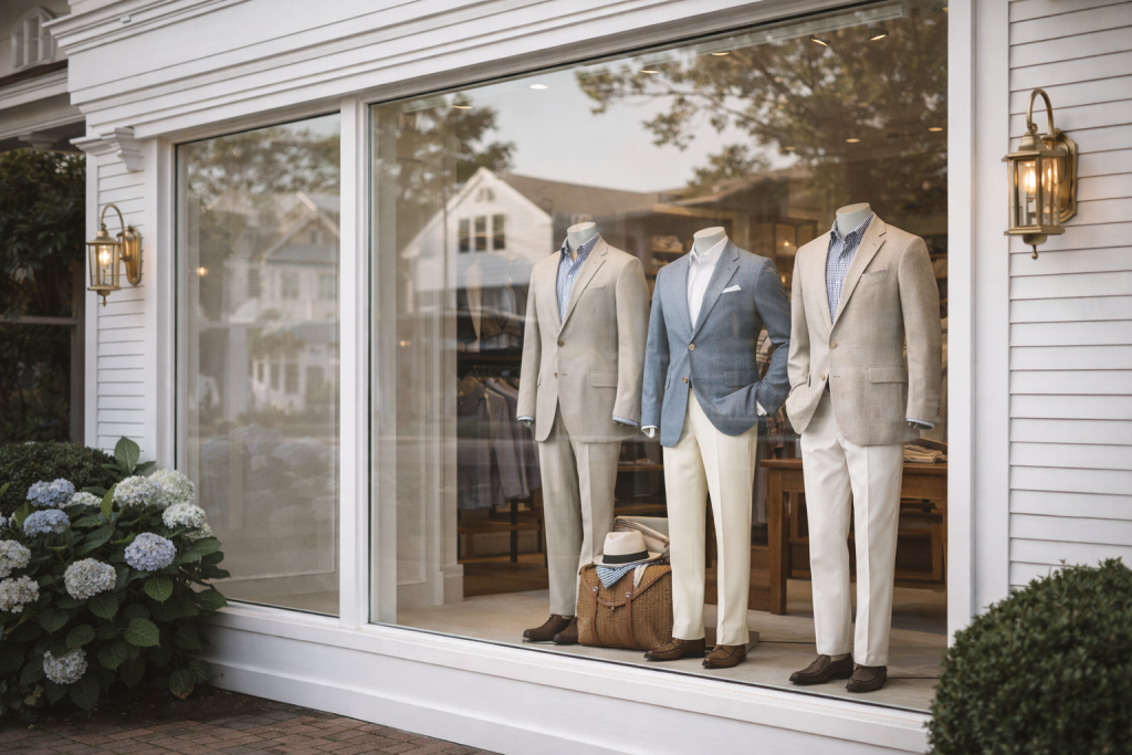 Hamptons store with old money brands