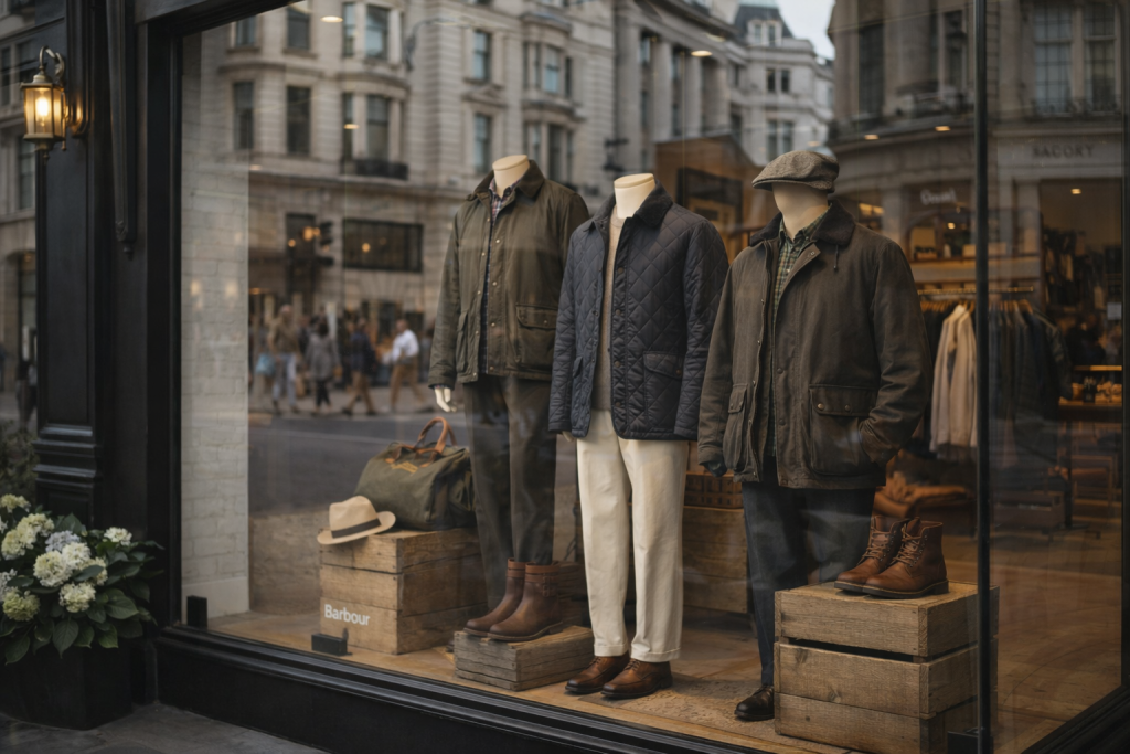 Barbour Fashion British Old Money style