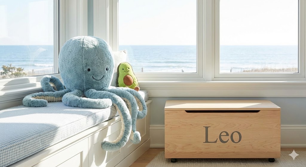 Jellycat octopus and avocado