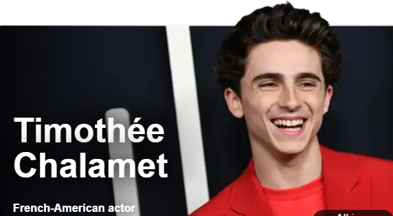 Timothée Chalamet Net Worth 2025
