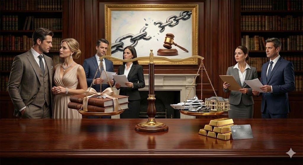 Divorce Prenups and the Economics of Elite Breakups