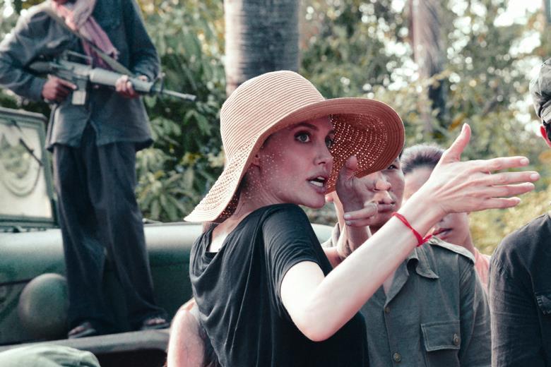 Angelina Jolie on Set of First They Killed My Father