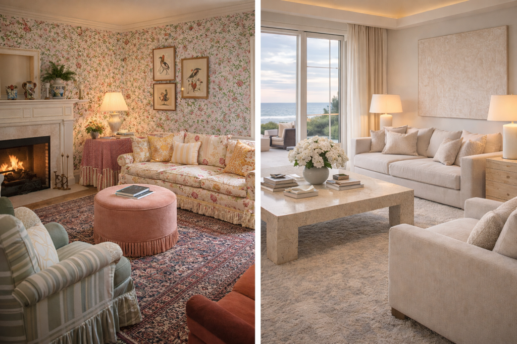 A tale of two living rooms