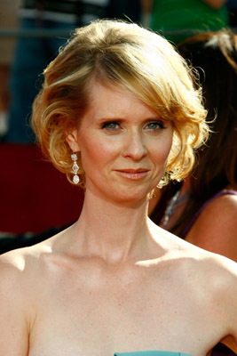 Actress Cynthia Nixon arrives at the 60th Primetime Emmy Awards at the Nokia Theater on September 21, 2008 in Los Angeles, California.