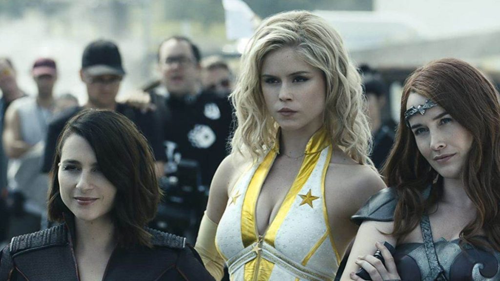 the girls with The Boys