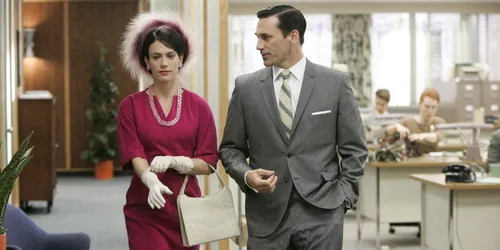 Maggie Siff Jon Hamm Mad Men