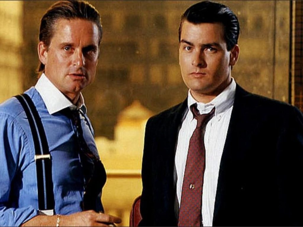 Wall Street 87 Michael Douglass Charlie Sheen