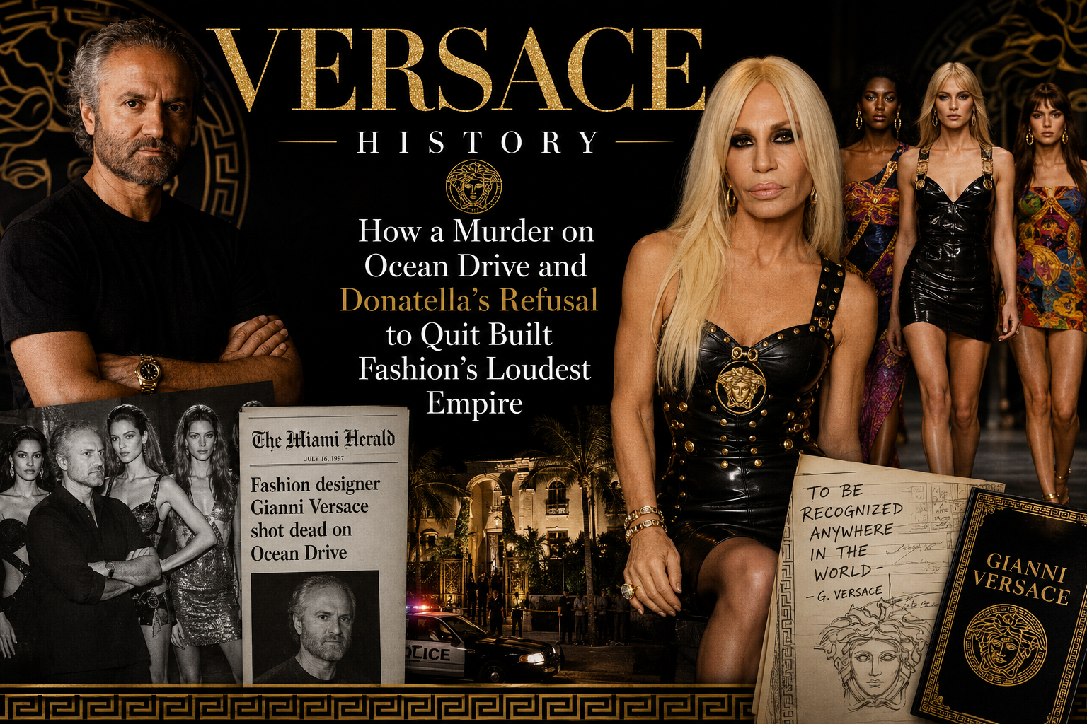 Donatella Versace's fashion career