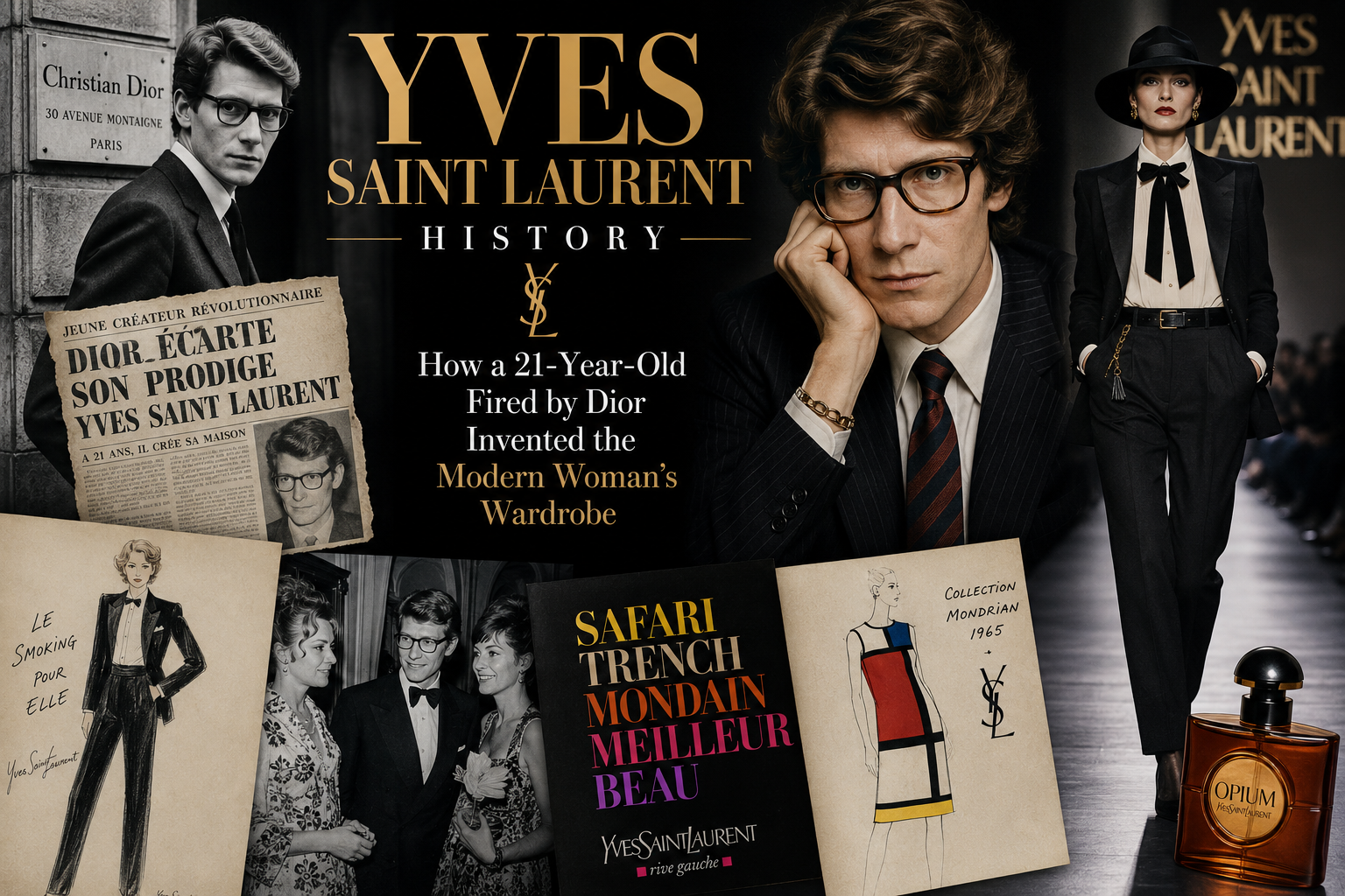 Yves Saint Laurent history