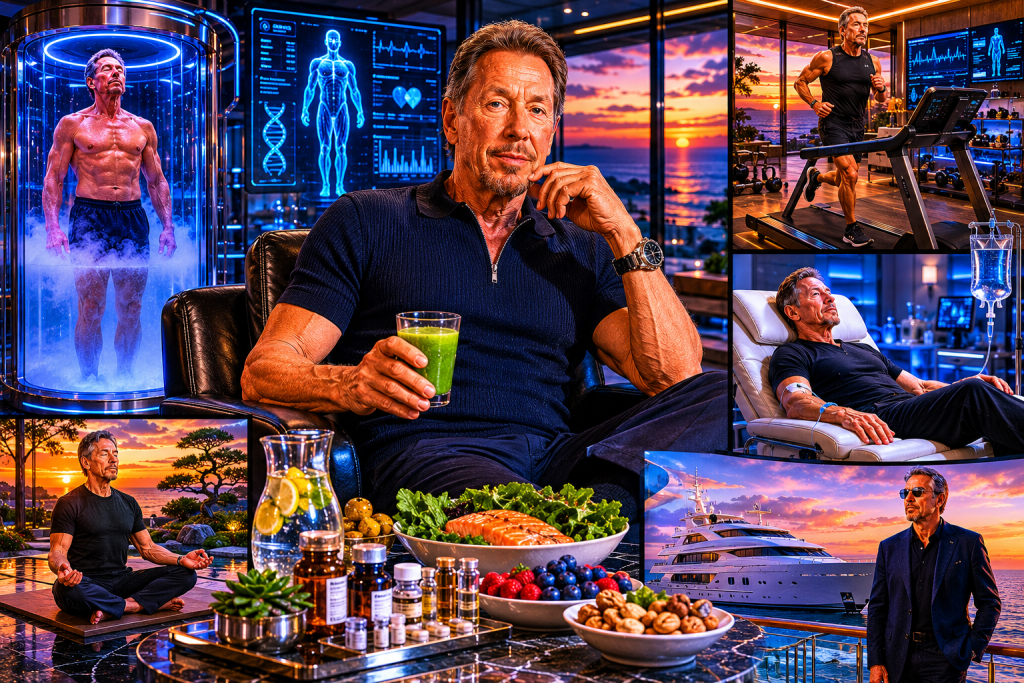 Larry Ellison Put $430 Million Into Cheating Death