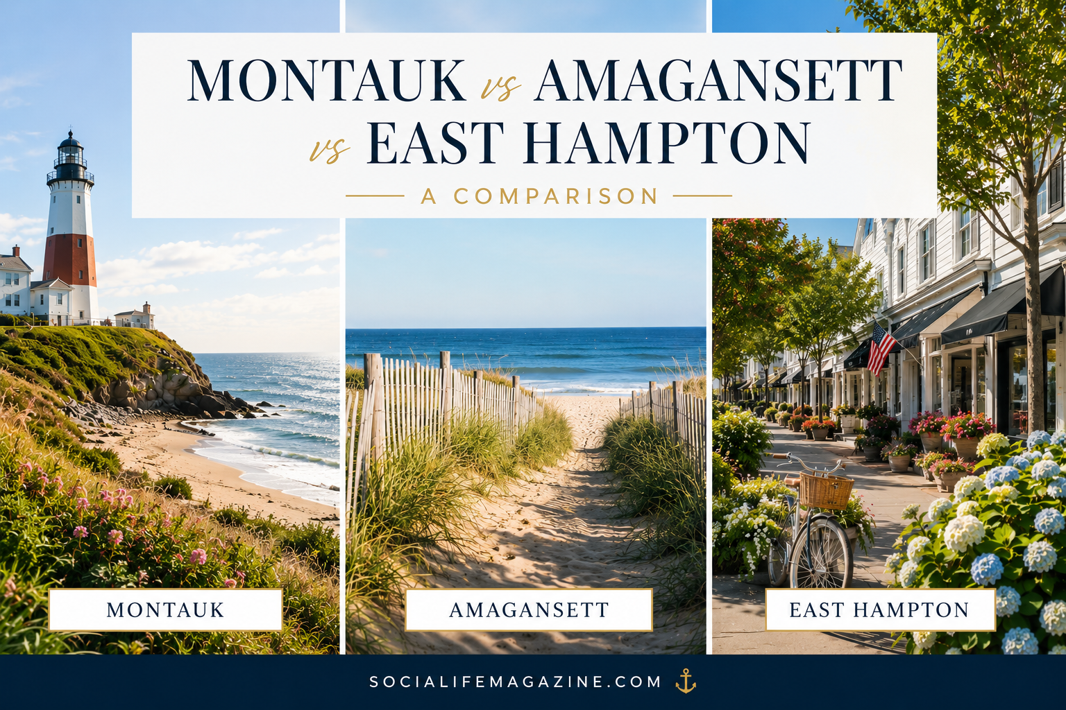 Montauk vs Amagansett vs East Hampton