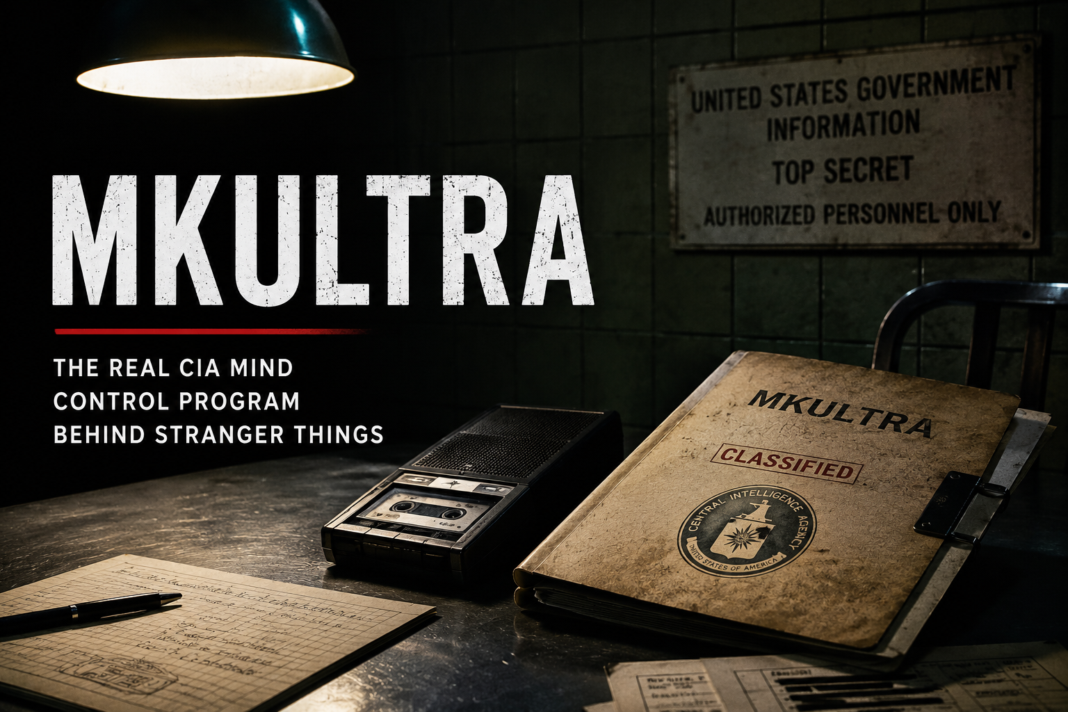 MKUltra- The Real CIA Mind Control Program Behind Stranger Things