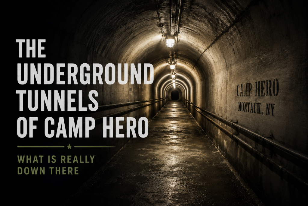 The Underground Tunnels of Camp Hero