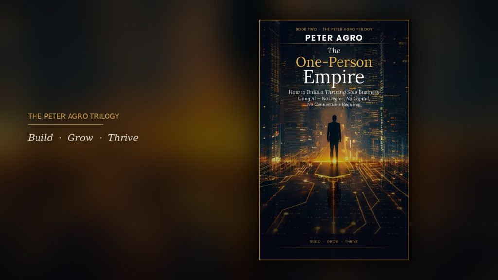 The One-Person Empire book cover by Peter Agro