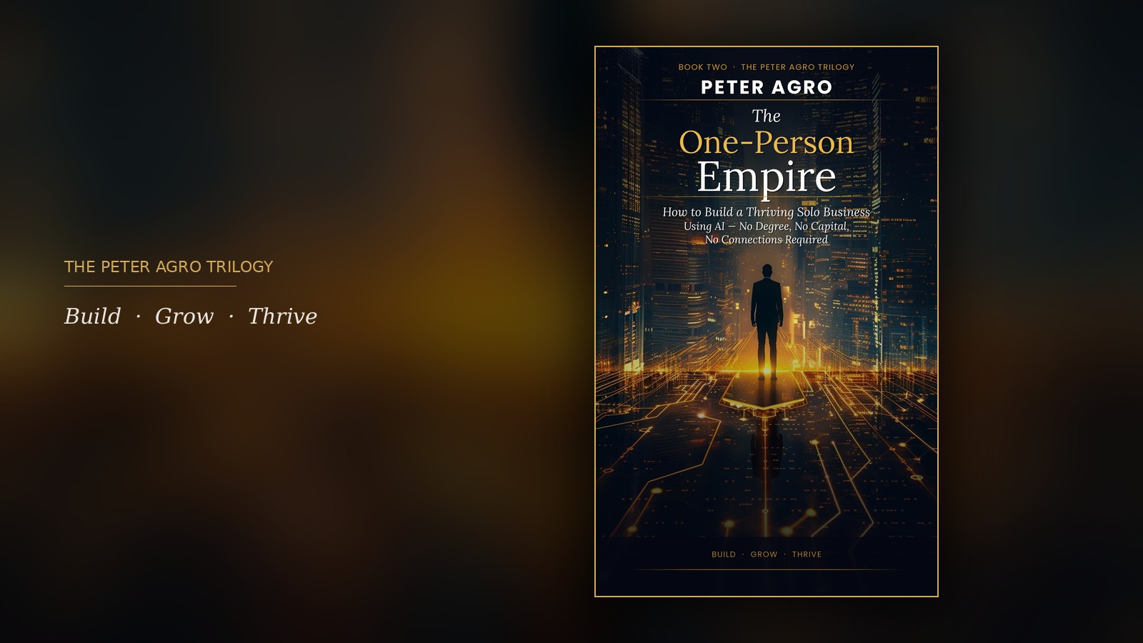 The One-Person Empire book cover by Peter Agro