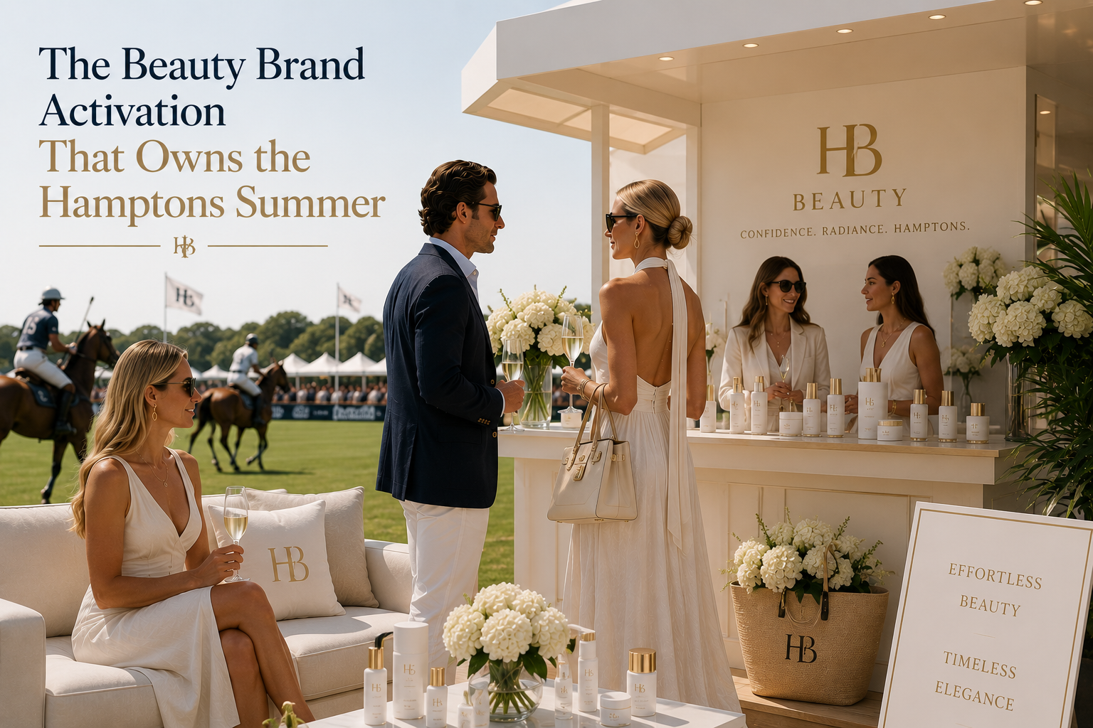 Beauty Brand Activation Polo Hamptons