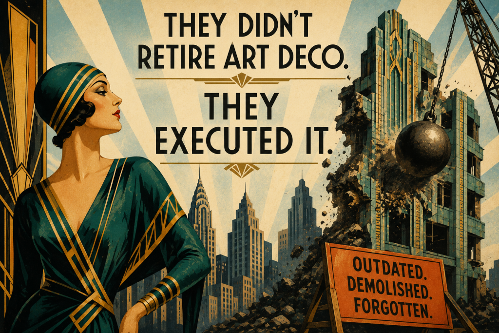They Did not Retire Art Deco they Executed it