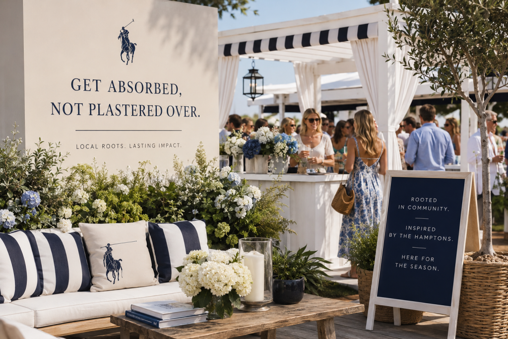 Polo Hamptons Brands Get Absorbed Not Plastered Over