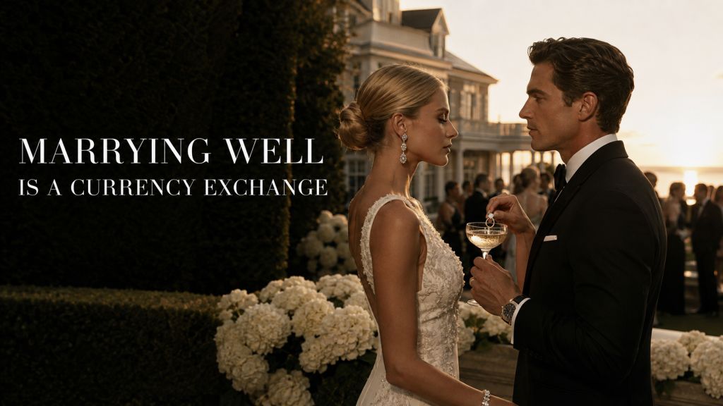 Marriage Well as a currency exchange