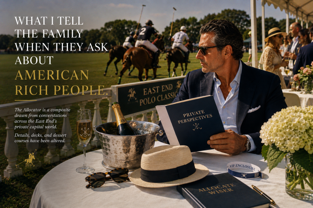 Stylish polo day in the Hamptons