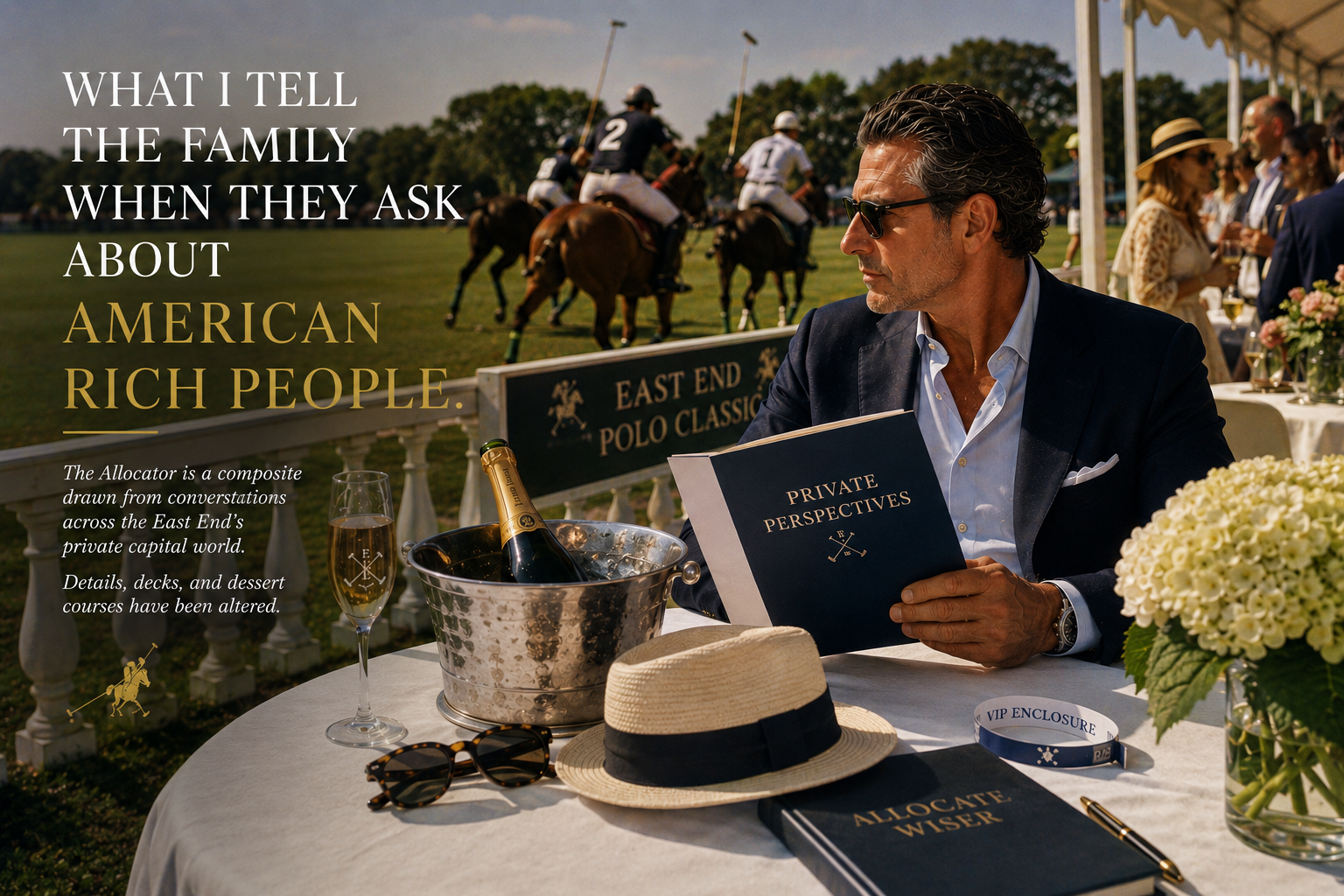 Stylish polo day in the Hamptons